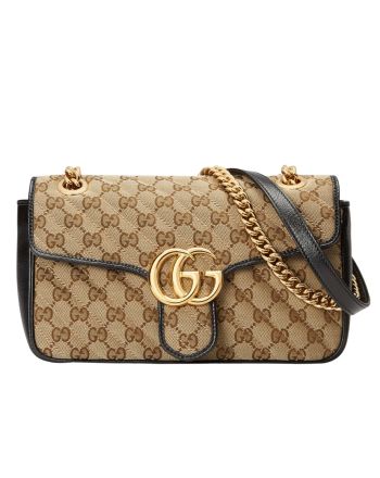 Gucci GG Marmont small shoulder bag 443497 Apricot