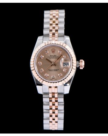 Rolex Datejust Wtach With Diamond maker Golden