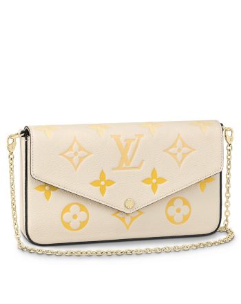 Louis Vuitton Felicie Pochette M80498 Cream